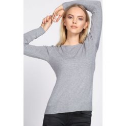 Szary Sweter Thunderstorm. Szare swetry rozpinane damskie marki Born2be, xl, z dekoltem w łódkę. Za 44,99 zł.