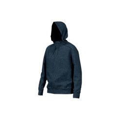 Bluza na zamek z kapturem Gym & Pilates 900 męska. Czarne bluzy męskie DOMYOS, xl, bez wzorów, z elastanu, z kapturem, bez rękawów, z kapturem. Za 79,99 zł.