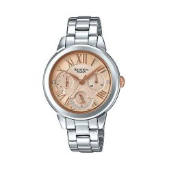 Biżuteria i zegarki: Zegarek Casio Damski Sheen SHE-3059D-9AUER Swarovski MultiData