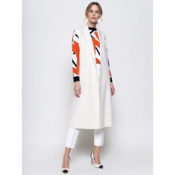 Kamizelka Weekend Max Mara Sapri 52710107. Brązowe kamizelki damskie Weekend Max Mara, bez wzorów, z wełny, bez kaptura. W wyprzedaży za 1479,00 zł.
