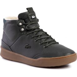 Sneakersy LACOSTE - Explorateur Thermo 4192 Cma 7-38CMA0006GRG Dk Grn/Gum. Zielone sneakersy męskie Lacoste, na co dzień, bez wzorów, ze skóry, bez zapięcia. W wyprzedaży za 469,00 zł.