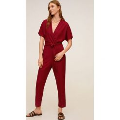 Mango - Kombinezon Thalia. Kombinezony damskie Mango, na co dzień, s, bez wzorów, z wiskozy, casualowe, bez kołnierzyka, z długim rękawem, długie. Za 139,90 zł.