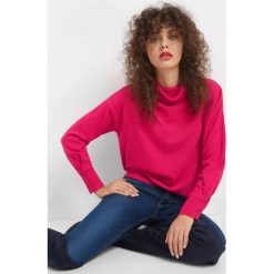Sweter z kaszmirem i jedwabiem. Czerwone golfy damskie Orsay, s, z dzianiny. Za 159,99 zł.