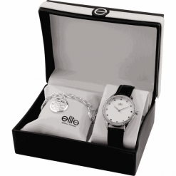 Elite Models zestaw podarunkowy damski - zegarek i bransoletka E55072-203. Bransoletki damskie Elite Models. W wyprzedaży za 239,00 zł.