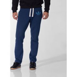 Spodnie męskie: Adidas Spodnie męskie Slim Sweatpants granatowy r. XS (M69898)
