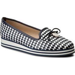 Półbuty BALDININI - 798517XDOME9013 R Bianco/Uniform. Białe półbuty damskie skórzane marki Baldinini, na płaskiej podeszwie. W wyprzedaży za 859,00 zł.