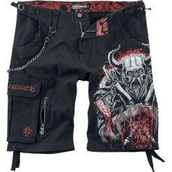 Amon Amarth EMP Signature Collection Krótkie spodenki czarny. Czarne spodenki i szorty męskie marki Amon Amarth, xl, w paski, krótkie. Za 264,90 zł.