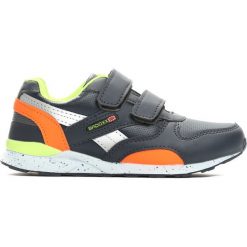 Buty sportowe chłopięce: Granatowo-Zielone Buty Sportowe Whizzkid