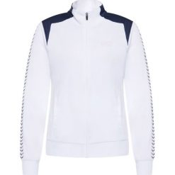 Bluza EA7 Emporio Armani 3HTM43 TJ33Z 1100. Białe bluzy damskie EA7 Emporio Armani, xs, bez wzorów, z elastanu, bez rękawów, bez kaptura. W wyprzedaży za 279,00 zł.