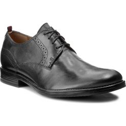 Półbuty LASOCKI FOR MEN - MB-NORWAY-39 Czarny. Czarne półbuty skórzane męskie marki Kazar. Za 189,99 zł.