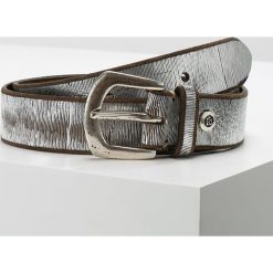 Paski damskie: b.belt Pasek silver metallic