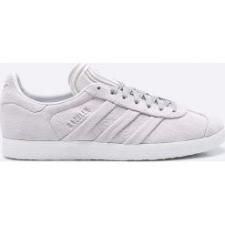 Adidas Originals - Buty Gazelle Stitch And Turn. Szare buty sportowe damskie adidas Originals, bez wzorów, ze skóry, sportowe. W wyprzedaży za 219,90 zł.