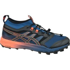 Asics FujiTrabuco Pro 1011A566-400 buty do biegania męskie niebieskie 46. Niebieskie buty sportowe męskie Asics, z tkaniny, na sznurówki, do biegania. W wyprzedaży za 499,99 zł.