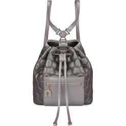 Plecak w kolorze szarym - 30 x 18 x 29 cm. Szare plecaki damskie Beverly Hills Polo Club, bez wzorów, ze skóry. W wyprzedaży za 179,95 zł.