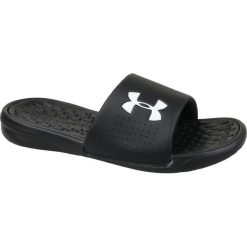 Under Armour Under Armour Playmaker Fixed Strap Slides 3000061-001 47,5 Czarne. Czarne kapcie męskie Under Armour, z syntetyku. W wyprzedaży za 99,99 zł.
