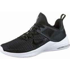 Buty "Air Max Bella TR" w kolorze czarnym do fitnessu. Czarne buty sportowe damskie z materiału, sportowe, na fitness i siłownię. W wyprzedaży za 169,95 zł.