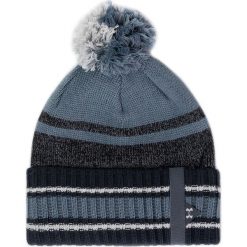 Czapka UNDER ARMOUR - Sportstyle Pom Beanie 1343167 Gray 073. Niebieskie czapki męskie Under Armour, na zimę, bez wzorów, z elastanu. W wyprzedaży za 89,00 zł.