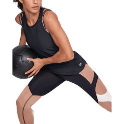 Under Armour Perpetual Podkoszulek Czarny. Czarne podkoszulki damskie Under Armour, l, bez wzorów, z elastanu, bez kołnierzyka, bez rękawów. Za 257,95 zł.