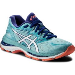 Buty ASICS - Gel-Nimbus 20 T850N Porcelain Blue/White/Asics Blue 1401. Niebieskie buty do biegania damskie Asics, z materiału. W wyprzedaży za 499,00 zł.