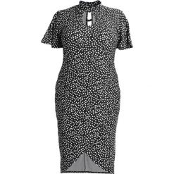 Sukienki: Pink Clove WRAP OVER MIDI DRESS Sukienka z dżerseju navy/white