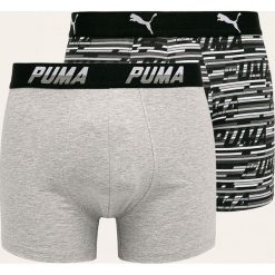 Puma - Bokserki (2 pack). Czarne bokserki męskie Puma, bez wzorów, z elastanu. W wyprzedaży za 59,90 zł.