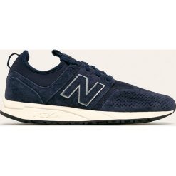 New Balance - Buty MRL247FH. Niebieskie sneakersy męskie New Balance, ze skóry, na sznurówki. W wyprzedaży za 399,90 zł.