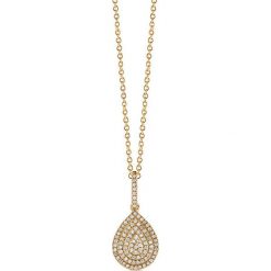 Łańcuszki męskie: Wspaniały Wisiorek Złoty – złoto żółte 500, Diament 0,13ct
