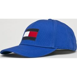 Tommy Hilfiger - Czapka. Niebieskie czapki z daszkiem męskie TOMMY HILFIGER. Za 179,90 zł.