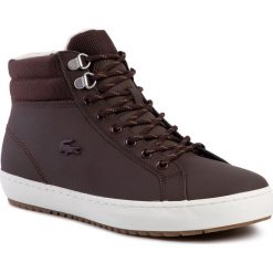 Sneakersy LACOSTE - Straightset Thero 4191 Cma 7-38CMA00121W7 Dk Brw/Off White. Pomarańczowe sneakersy męskie Lacoste, na co dzień, bez wzorów, ze skóry, bez zapięcia. W wyprzedaży za 399,00 zł.