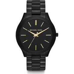 Zegarek MICHAEL KORS - Slim Runway MK3221 Black/Black Ip. Czarne zegarki damskie marki Michael Kors. Za 849,00 zł.