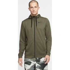 Nike Dri-FIT Bluza Zielony. Zielone bluzy męskie Nike, l, z nadrukiem, z poliesteru, bez kołnierzyka, bez rękawów, bez kaptura. Za 240,95 zł.