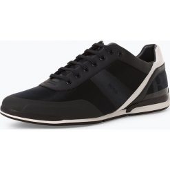 BOSS Athleisure - Tenisówki męskie – Saturn_Lowp_act3, niebieski. Niebieskie trampki męskie BOSS Athleisure, bez wzorów, bez zapięcia. Za 649,95 zł.