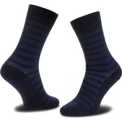 Skarpety wysokie męskie JOOP! Pique Stripe 900.07. Niebieskie skarpetki męskie JOOP!, bez wzorów. W wyprzedaży za 39,00 zł.