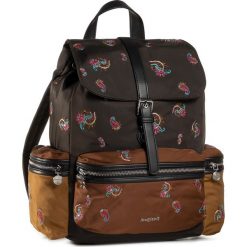 Plecak DESIGUAL - 20WAKA09 4002. Pomarańczowe plecaki damskie Desigual, bez wzorów, z materiału, eleganckie. Za 349,00 zł.