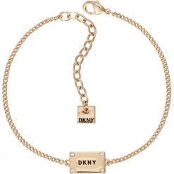Dkny - Bransoletka. Żółte bransoletki damskie DKNY, z kryształem, metalowe. Za 189,90 zł.