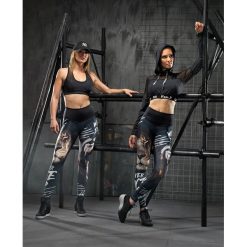 Legginsy z wysokim stanem Wild Energy. Legginsy damskie FJ!, m, bez wzorów, z elastanu. Za 189,00 zł.
