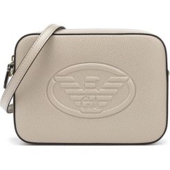 Emporio Armani Cross body bag Szary Beżowy. Szare torebki klasyczne damskie Emporio Armani, w paski, z materiału, bez dodatków. Za 903,95 zł.