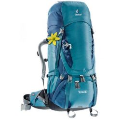 Deuter Plecak Turystyczny Aircontact 60 + 10 Sl Denim/Midnight. Zielone plecaki damskie marki Deuter, bez wzorów, z denimu, sportowe, bez dodatków. Za 776,00 zł.