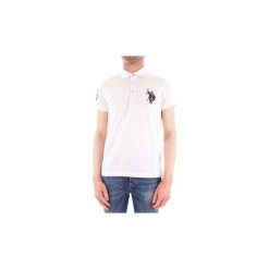 Koszulki polo z krótkim rękawem U.S Polo Assn. 51599-50313. Białe koszulki męskie U.S. Polo Assn., s, bez wzorów, z krótkim rękawem. Za 260,12 zł.