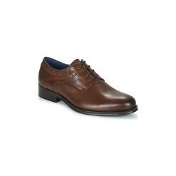 Derby Carlington LUCIEN. Pomarańczowe półbuty męskie Carlington, bez wzorów, bez zapięcia. Za 399,00 zł.