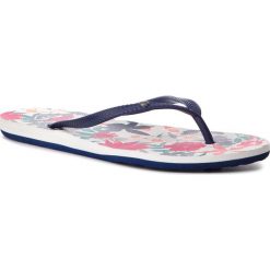 Japonki ROXY - ARJL100664 Mu2. Niebieskie chodaki damskie Roxy, z tworzywa sztucznego. Za 79,00 zł.