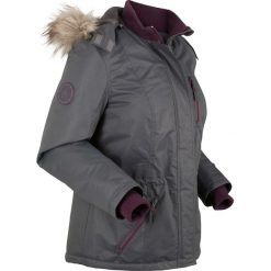 Kurtka outdoorowa na polarowej podszewce, watowana bonprix szary. Szare kurtki damskie marki bonprix, s, bez wzorów, z polaru, bez kaptura. Za 139,99 zł.