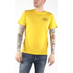 Vans Koszulka Żółty. Żółte podkoszulki męskie Vans, xs, z nadrukiem, z bawełny, z krótkim rękawem. Za 128,95 zł.