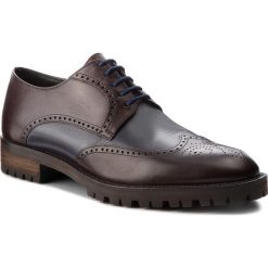 Półbuty GINO ROSSI - Dan MPV517-K40-CXCX-3757-0 92/59. Brązowe derby męskie Gino Rossi, z materiału. W wyprzedaży za 279,00 zł.
