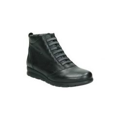 Botki Fluchos F0356. Czarne botki damskie Fluchos, bez obcasa, bez zapięcia. Za 483,61 zł.