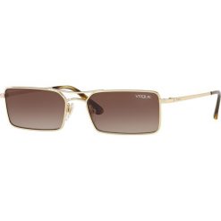 Vogue Eyewear - Okulary. Żółte okulary przeciwsłoneczne damskie marki VOGUE Eyewear, prostokątne. W wyprzedaży za 459,90 zł.
