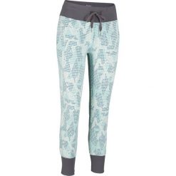 Legginsy funkcyjne Level 1 bonprix szary - jasnoszary z nadrukiem. Szare spodnie damskie bonprix. Za 89,99 zł.