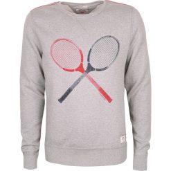 Tommy Hilfiger Bluza "Vaco". Czerwone bluzy męskie TOMMY HILFIGER, bez wzorów, z tkaniny, z okrągłym kołnierzem, bez rękawów, bez kaptura. Za 159,00 zł.