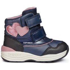 Geox Buty Zimowe Dziewczęce New Gulp 22 Niebieskie. Niebieskie buty dziewczęce zimowe Geox, bez zapięcia. Za 329,00 zł.