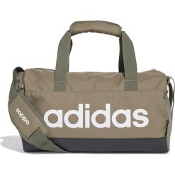ADIDAS LINEAR DUFFEL > FS6500. Torby męskie na ramię Adidas, w paski, z poliesteru, sportowe. Za 69,99 zł.